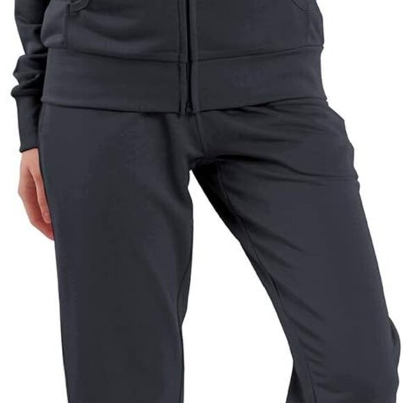 Comfortable Women’s Tracksuit Set with Hoodie & Drawstring Pants - Charcoal - Picture 1 of 5